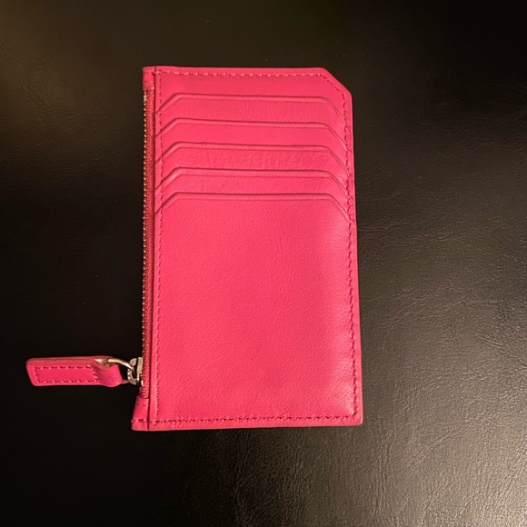 Royce Pink Leather Wallet - Picture 2 of 5